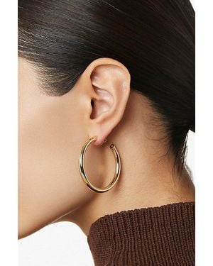 Ana Luisa Tia Medium Hoop Earrings - Black
