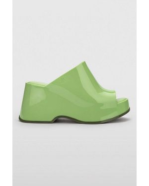 Melissa Patty Jelly Platform Mule - Green