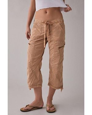 BDG Sidekick Crop Cotton Utility Pants - Orange