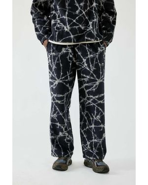Urban Outfitters Uo Barbed Wire Black Fleece Joggers
