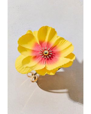 Urban Outfitters Bloom 3D Flower Arm Cuff - Grey