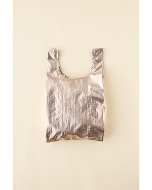 BAGGU Metallic Baby Reusable Tote Bag - Natural