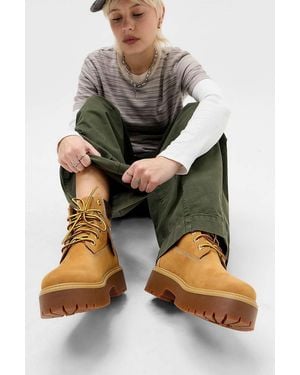 Timberland Wheat Stone Street 6 Inch Boots - Natural