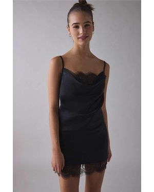 Out From Under Goodnight Kiss Slip Dress - Black