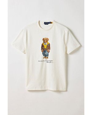 Polo Ralph Lauren Hudson Valley Bear Graphic Tee - Natural