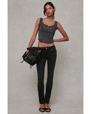 BDG Skylar Low-Rise Skinny Jeans - Black