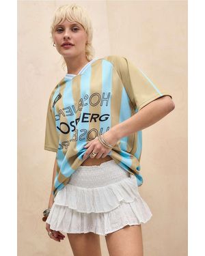 Kimchi Blue Monika Broderie Skort - Grey