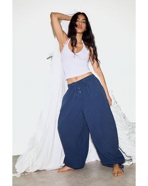 Out From Under Xl Balloon Pyjama Trousers - Blue