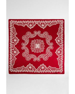 Urban Outfitters Uo Red Bandana Print Scarf