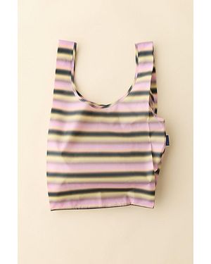 BAGGU Patterned Standard Reusable Tote Bag - Natural
