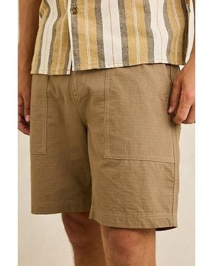 Rhythm Worn Path Ripstop Shorts - Natural