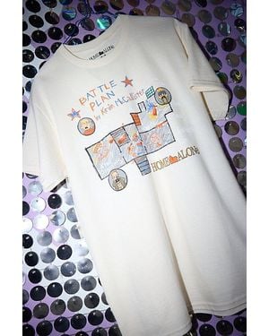 Urban Outfitters Home Alone Graphic Tee - Blue