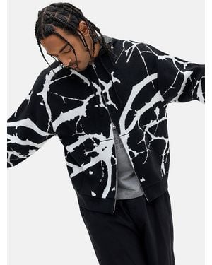 Urban Outfitters Uo Black & White Thorn Hoodie