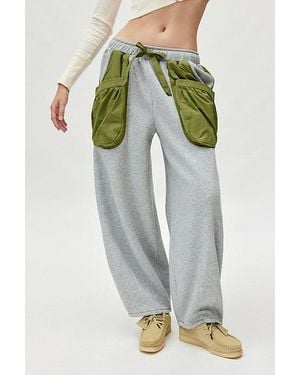 BDG Trish Balloon Jogger Pant - Gray