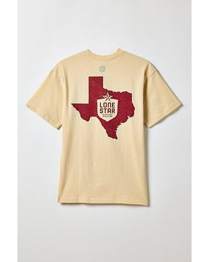 Urban Outfitters Lone Star Beer Graphic Tee - Natural