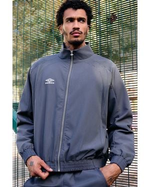 Umbro Uo Exclusive Panel Harrington Jacket - Blue