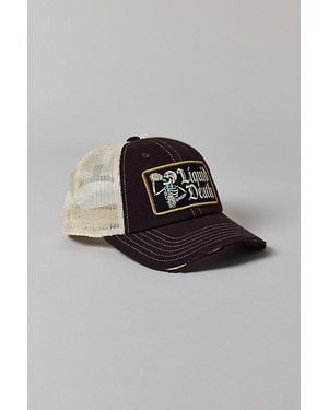 Urban Outfitters Liquid Death Logo Patch Trucker Hat - Black