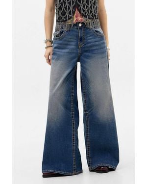 TRUE RELIGION Jessie Super Baggy Jeans - Blue