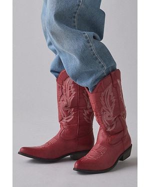 Matisse Gaucho Cowboy Boots - Red