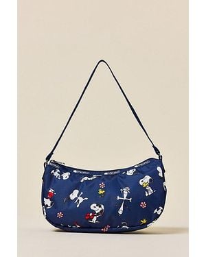 LeSportsac X Peanuts Uo Exclusive Lulu Shoulder Bag - Blue