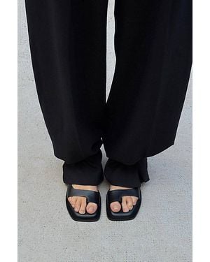 Alohas Tebas Leather Sandals - Blue