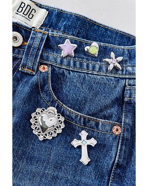 Urban Outfitters Star Shine Brooch Set - Blue