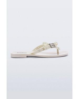 Melissa Harmonic Squared Flip Flop Sandal - White