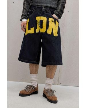 Jaded London Ldn Colossus Jorts - Blue