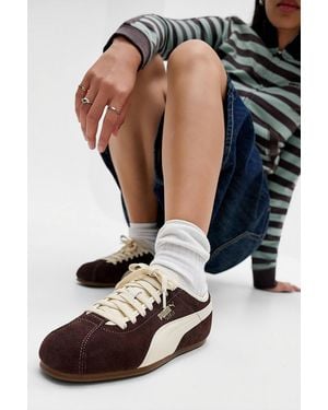PUMA Brown Tackle Trainers - Blue