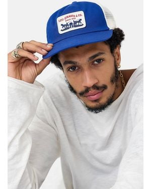 Levi's Blue Presidio Trucker Cap