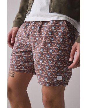 Katin Patterned Swim Short - Red