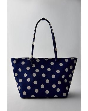 BAGGU Large Nylon Reverse Tote Bag - Blue