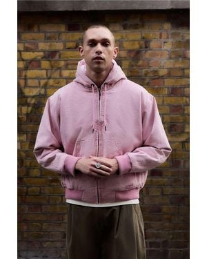 BDG Pastel Pink Rex Skate Hooded Jacket