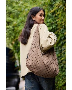 Urban Outfitters Uo Flo Spot Corduroy Tote Bag - Green