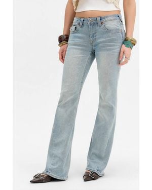 TRUE RELIGION Light Blue Joey Big T Flared Jeans