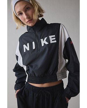 Nike Sportswear Woven Lightweight Quarter Zip Jacket - Black