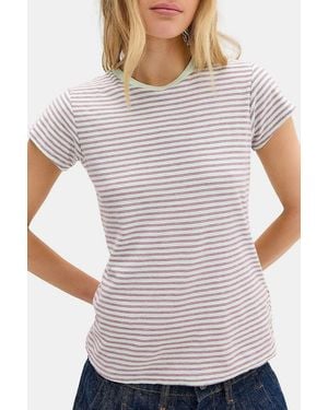 Urban Outfitters Uo Spill The Tee Short Sleeve T-shirt - Grey