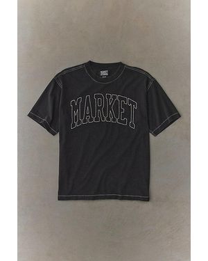 Market Studios Big Stitch Tee - Black
