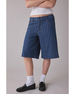 Lee Jeans Long Denim Shorts - Blue