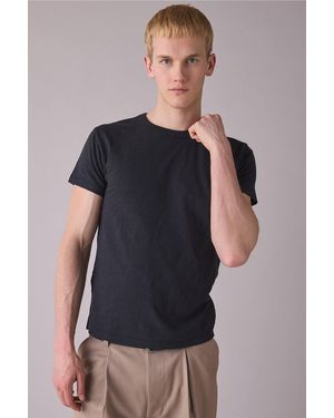 Standard Cloth Paco Slim Slub T-shirt - Black
