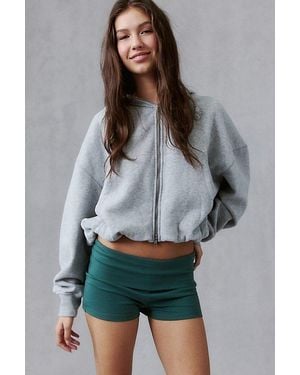 Out From Under Bec Foldover Shorts - Grey