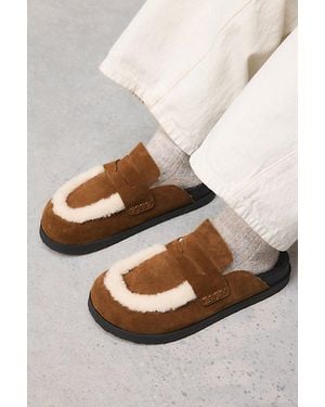 Steve Madden Tomlin Suede Mule - Natural