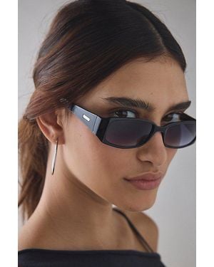 Vintage & ReMADE by UO Vintage By Uo Slim Rectangular Sunglasses - Brown