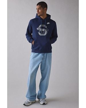 Fanatics Penn State College Graphic Nike Legacy Hoodie Sweatshirt - Blue