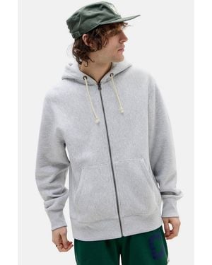 Champion Grey Reverse Weave Zip-through Hoodie