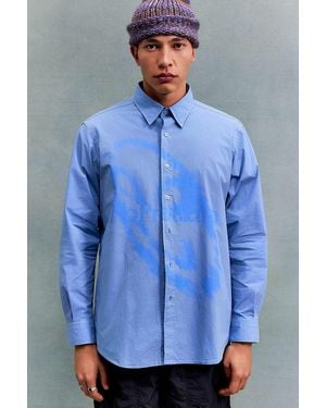 No Problemo Smile Away Long Sleeve Shirt - Blue