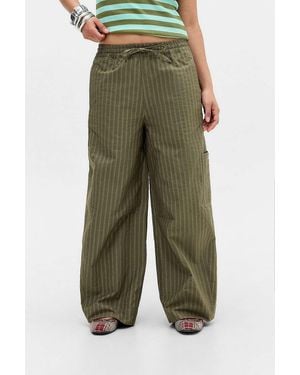 Damson Madder Olive Felix Twill Trousers - Green