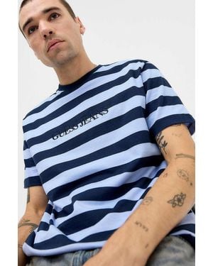 Guess Jeans Ocean Blue Striped T-shirt