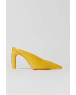 Jeffrey Campbell Buzzing Heeled Mule - Yellow