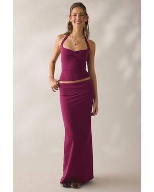 Out From Under Bec Foldover Maxi - Red